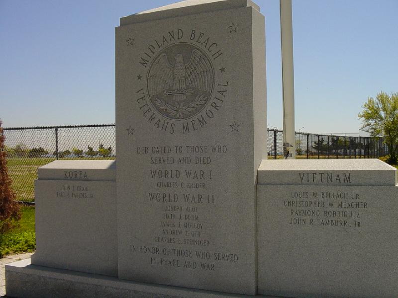 Zoom on the image : Midland Beach War Memorial
